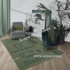 Безворсовый ковер дизайн 96 зеленый