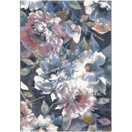 Бельгийский Высокоплотный Ковер с Цветами Дизайн 30399